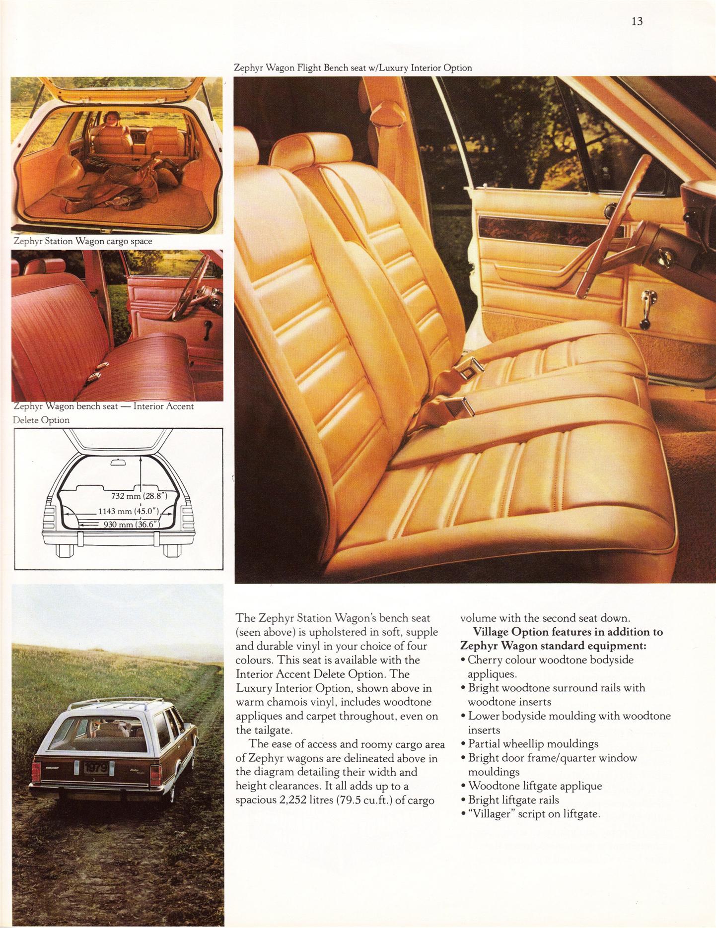 1979 Mercury Zephyr Brochure Page 5